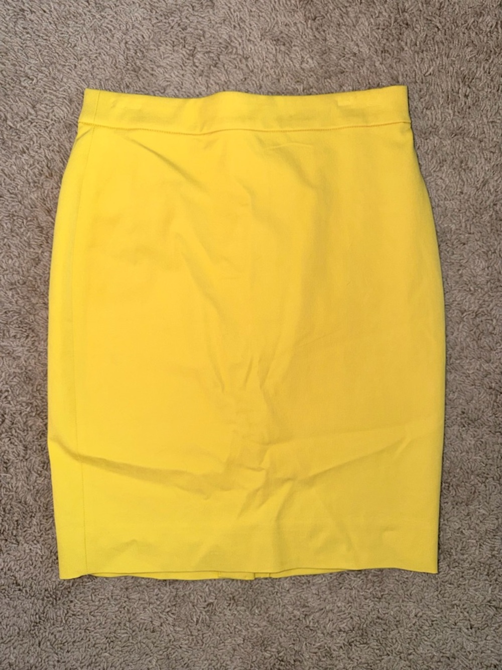 J. Crew Women’s Yellow No. 2 Mini Pencil Skirt size 0P NWT!